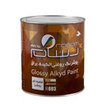 پوشرنگ روغنی آلکیدی قهوه ای روشن  رسام کد R803 وزن 1100 گرم