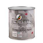 پوشرنگ روغنی آلکیدی طوسی روشن  رسام کد R735 وزن 1100 گرم