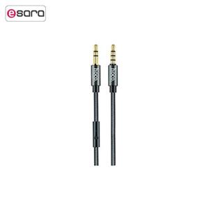 کابل انتقال صدا 3.5 میلی متری کنترل دار هوکو مدل UPA04 طول 1 متر Hoco UPA04 Audio 3.5MM Cable With Controls 1m