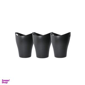 سطل زباله مدل آذران تحریرات کد 601 بسته 3 عددی