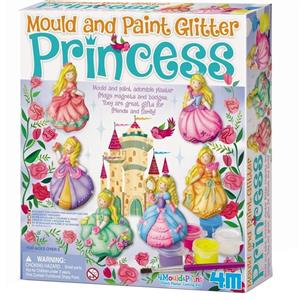 بازی آموزشی 4ام مدل Mould And Paint Glitter Princes 4M Mould And Paint Glitter Princess Educational Game