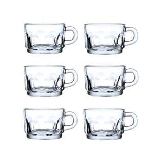 فنجان کاوه مدل عینکی کد 002123 بسته 6 عددی