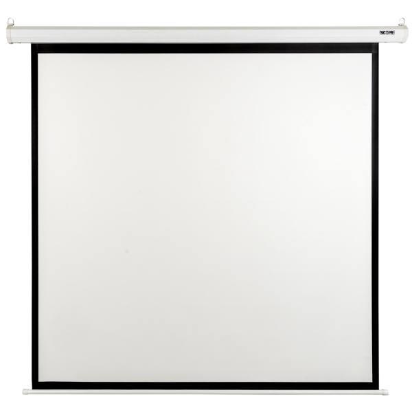 Scope Motorized Projector Screen Electric 200 x 200