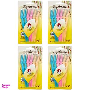 تیغ ابرو مدل E6-4 مجموعه 4 عددی