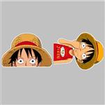 استیکر لپ تاپ کارنیکا طرح انیمه وان پیس مانکی دی لوفی مدل Anime One Piece-Monkey D. Luffy-2222024  مجموعه 2 عددی