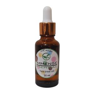 روغن درخت چای ایمنس هربال مدل pure حجم 30 میلی لیتر