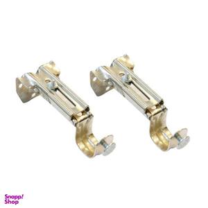 پایه نگهدارنده میله پرده مدل دیواری D2 بسته 2 عددی