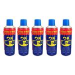 اسپری روان کننده اوکی مدل زنگ بر کد WD-40 حجم 450 میلی لیتر بسته 5 عددی