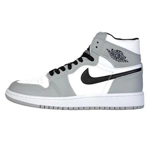 کفش مخصوص دویدن نایکی مدل Air Jordan 1 Mid Light Smoke 