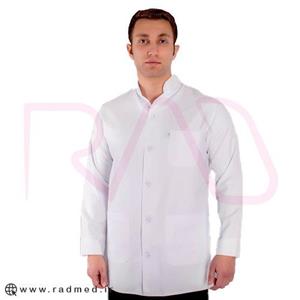 روپوش پزشکی مردانه خضرا مدل کد 42800