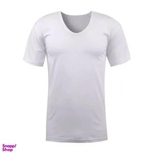 زیرپوش آستین دار مردانه سابد مدل نخی رنگ سفید