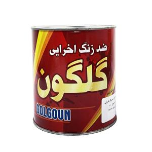 رنگ ضد زنگ اخرایی گلگون کد 120 حجم 1 لیتر