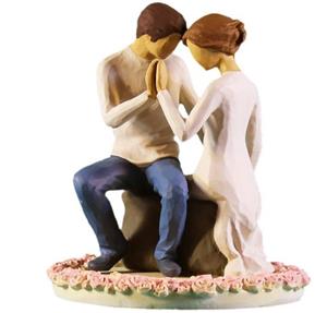 مجسمه ویلوتری مدل Around You Cake Topper کد 116 Willow Tree Around You Cake Topper 116 Statue