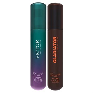عطر جیبی مردانه ژک ساف مدل Victor حجم 22 میلی لیتر به همراه عطر جیبی مدل Gladiator حجم 22 میلی لیتر