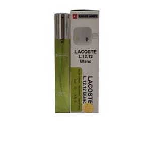 عطر جیبی مردانه سوئیس آرمی مدل Lacoste L.12.12 Blanc حجم 35 میلی لیتر مجموعه 3 عددی