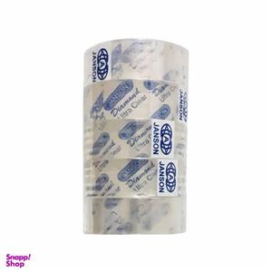 چسب نواری کریستال جانسون مدل شفاف عرض 1.7 سانتی متر بسته 5 عددی