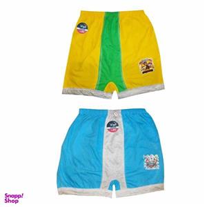 شورت پسرانه غوغا مدل پادار کد OOid-0194 مجموعه 2 عددی