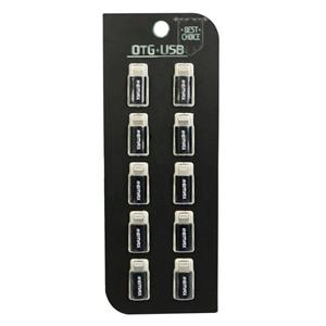 مبدل microUSB به لایتنینگ ریمکس مدل 1013277 بسته 10 عددی