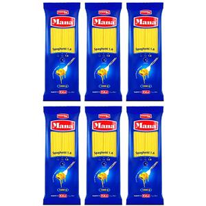 ماکارونی قطر 1.6 مانا - 1000 گرم بسته 6 عددی