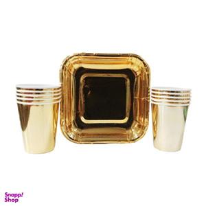 پیش دستی و لیوان یکبار مصرف کد 150 بسته 20 عددی