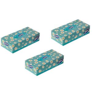 دستمال کاغذی 100 برگ تنو مدل a0051 بسته 3 عددی