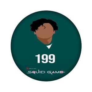 زیر لیوانی مدل Squid Game کد 2244