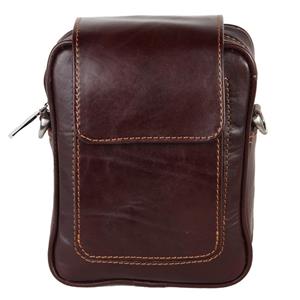 کیف دوشی چرم طبیعی شهر چرم مدل 5-11190 Leather City 11190-5 Leather Shuolder Bag