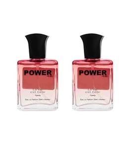 عطر جیبی زنانه پاور پالس مدل La vie est belle حجم 25 میلی لیتر مجموعه 2 عددی