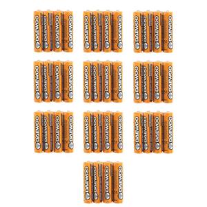 باتری نیم قلمی دوو مدل Super Heavy Duty بسته 40 عددی