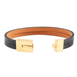 دستبند چرمی آتیس کد I500N2BL Atiss I500N2BL Leather Bracelet
