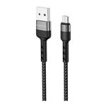 کابل تبدیل USB به microUSB  بروفون مدل BX34 طول 1 متر