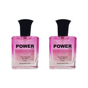 عطر جیبی زنانه پاور پالس مدل Victoria Secret حجم 25 میلی لیتر بسته 2 عددی