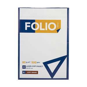 کاغذ A3 فولیو پرایم مدل +A بسته 500 عددی Folio Prime A Plus A3 Paper Pack of 500