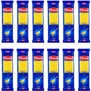 ماکارونی قطر 1.4 مانا - 500 گرم بسته 12 عددی