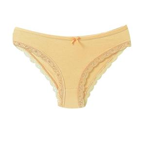 شورت زنانه مدل نخی ساده رنگ زرد