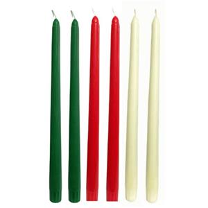 شمع میلاد مدل رنگین کمان 2 بسته 6 عددی