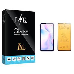 محافظ صفحه نمایش سرامیکی ال کا جی مدل LK Glass مناسب برای گوشی موبایل شیائومی Redmi 9A LKG LK Glass Ceramics Screen Protector For Xiaomi شیائومی Redmi 9A