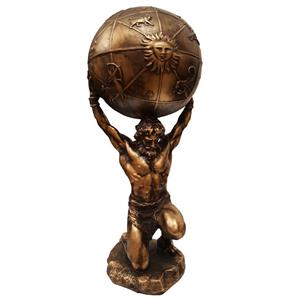 مجسمه لیلپار طرح هروتید کره به دوش مدل 707DB