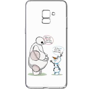 کاور طرح Olaf  Baymax مناسب برای گوشی موبایل سامسونگ Galaxy A8 Plus 