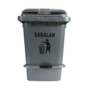 سطل زباله سبلان مدل پدالی کد 60liter 