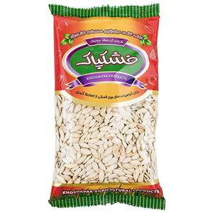 تخمه کدو مشهدی خشکپاک مقدار 450 گرم Khoshkpak Pumpkin Seeds Mashhadi 450gr 