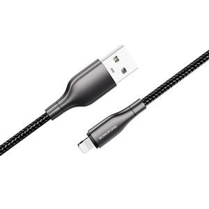 کابل تبدیل USB به لایتنینگ بروفون مدل BX45 طول 1 متر 