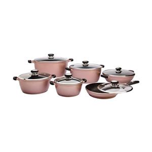 سرویس پخت و پز 12 پارچه زرساب سری گریپ مدل RP 7600 Zarsab Grape Cookware Set of 