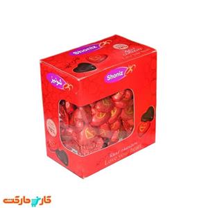 شکلات تلخ قلبی 78 درصد شونیز - 1 کیلوگرم