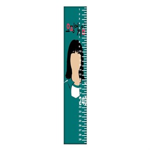 خط کش 30 سانتی متر طرح Squid Game کد 2259