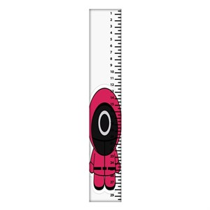 خط کش 30 سانتی متر طرح Squid Game کد 2288