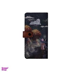 کیف پول چرمی ترمه طراحان ایده مدل بنددار کد nrd001