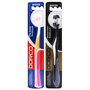 مسواک دورکو مدل Plus Action با برس متوسط به همراه مسواک دورکو مدل Crystal Clean با برس متوسط -