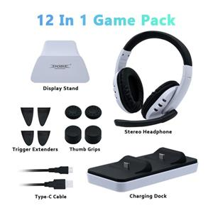 لوازم جانبی پلی استیشن 5 دابی مدل TP5-0578 مجموعه 12 عددی