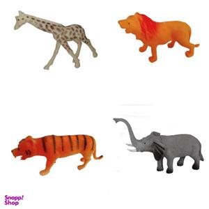 فیگور طرح حیوانات جنگل مجموعه 4 عددی